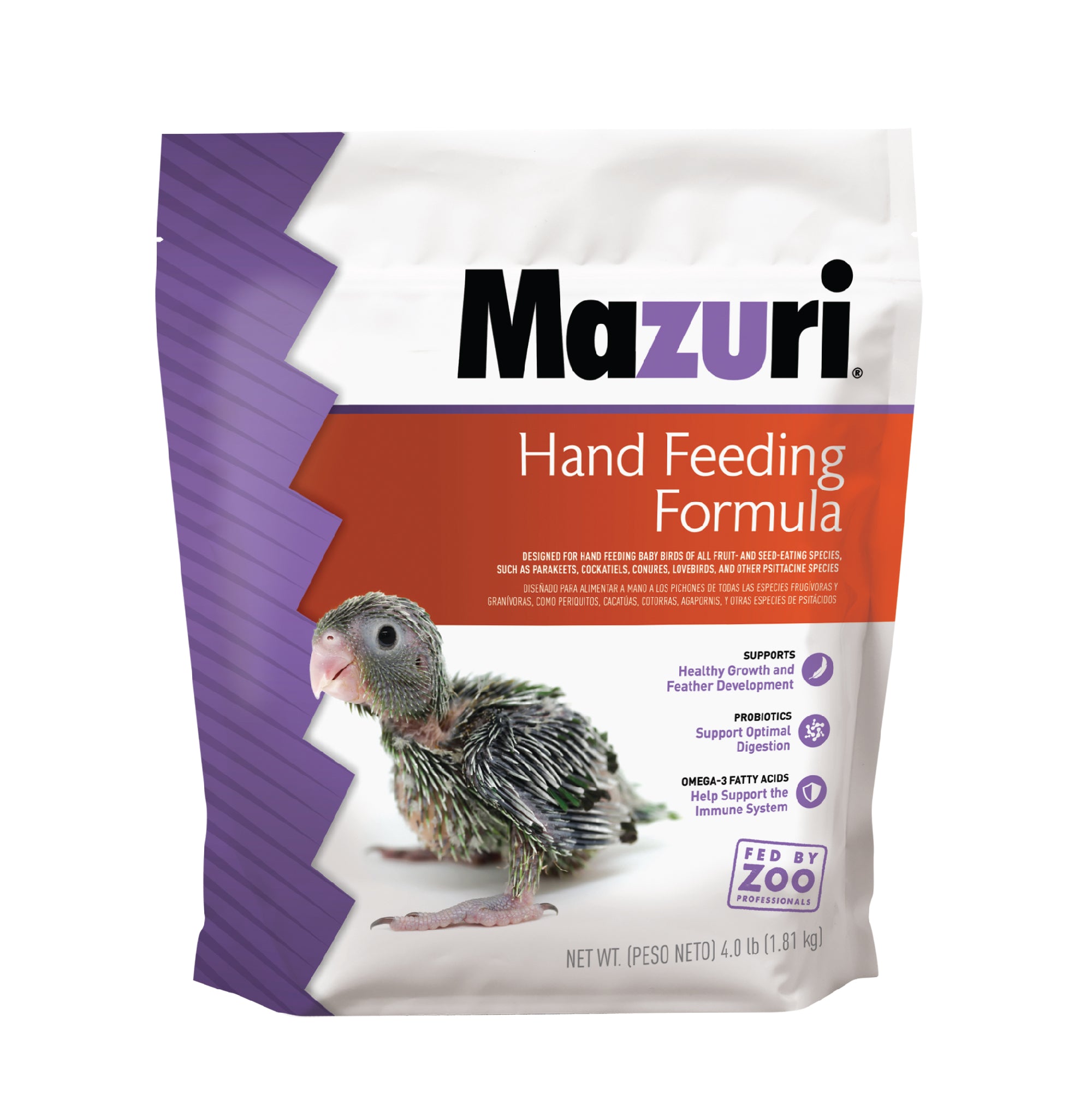 Hand Feeding Formula bag front