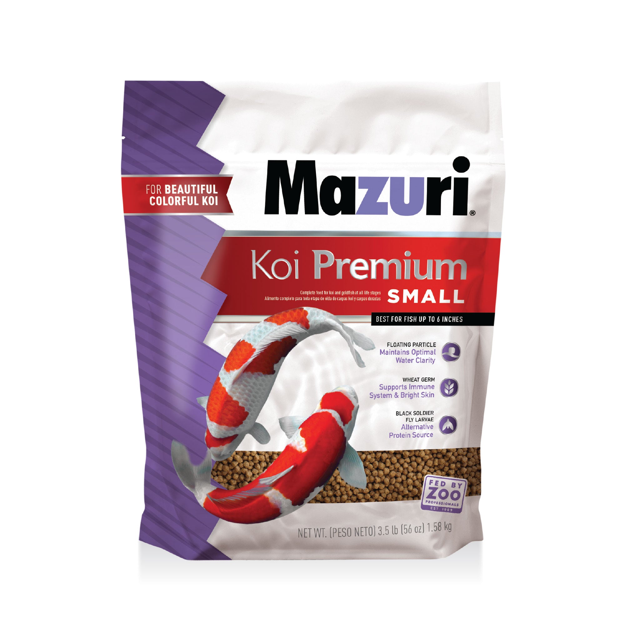 koi premium small 3.5 lb bag front