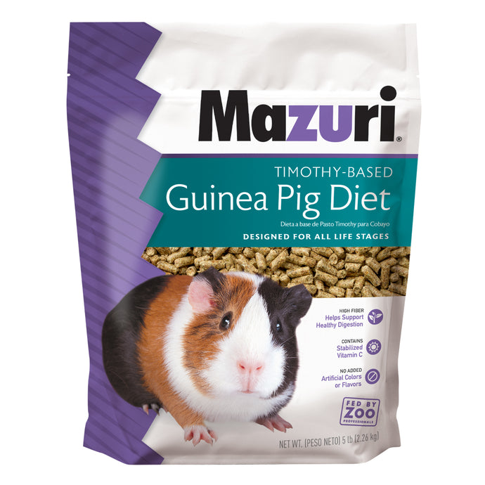 Mazuri Timothy-Based Guinea Pig Diet small bag