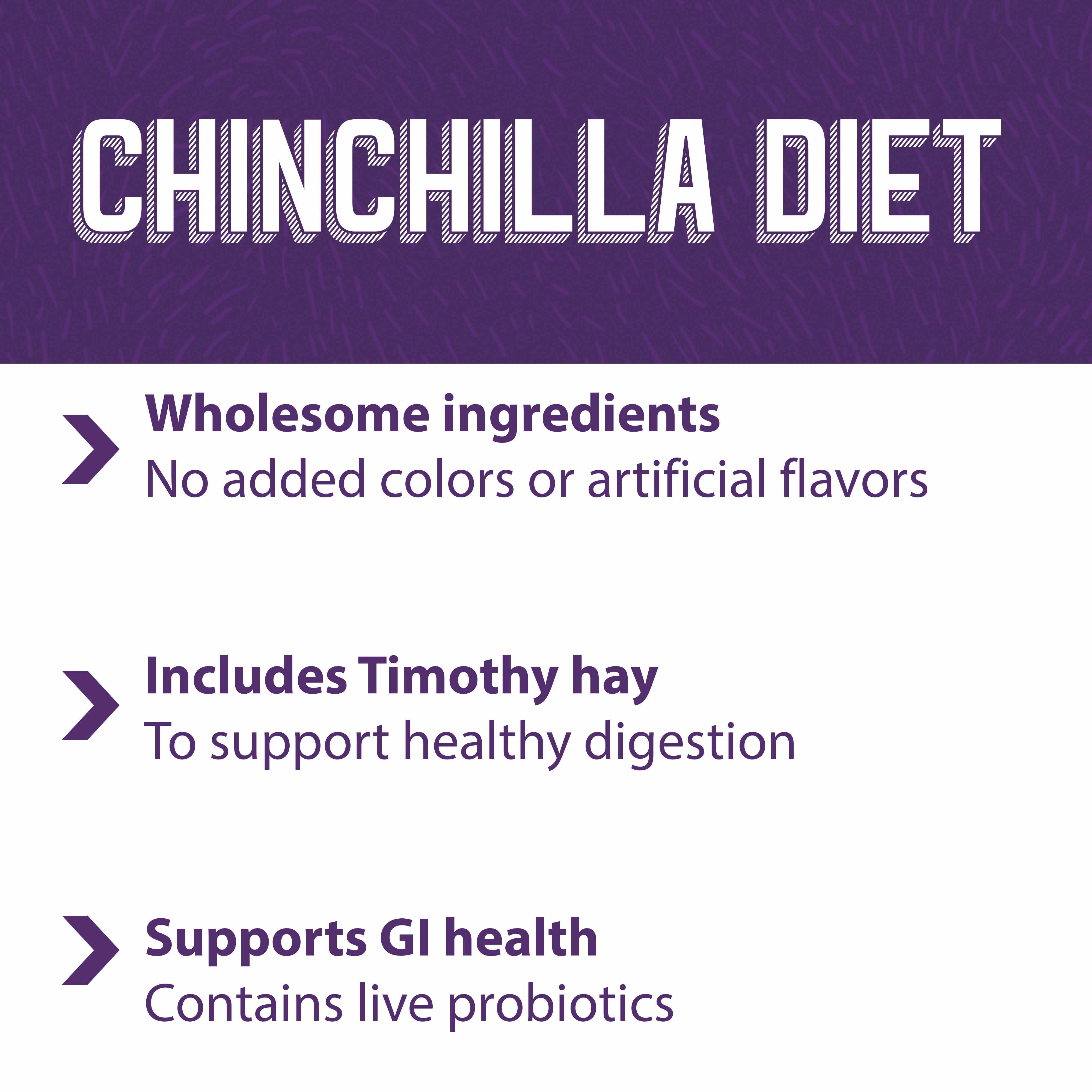 Mazuri Chinchilla diet is made with wholesome ingredients