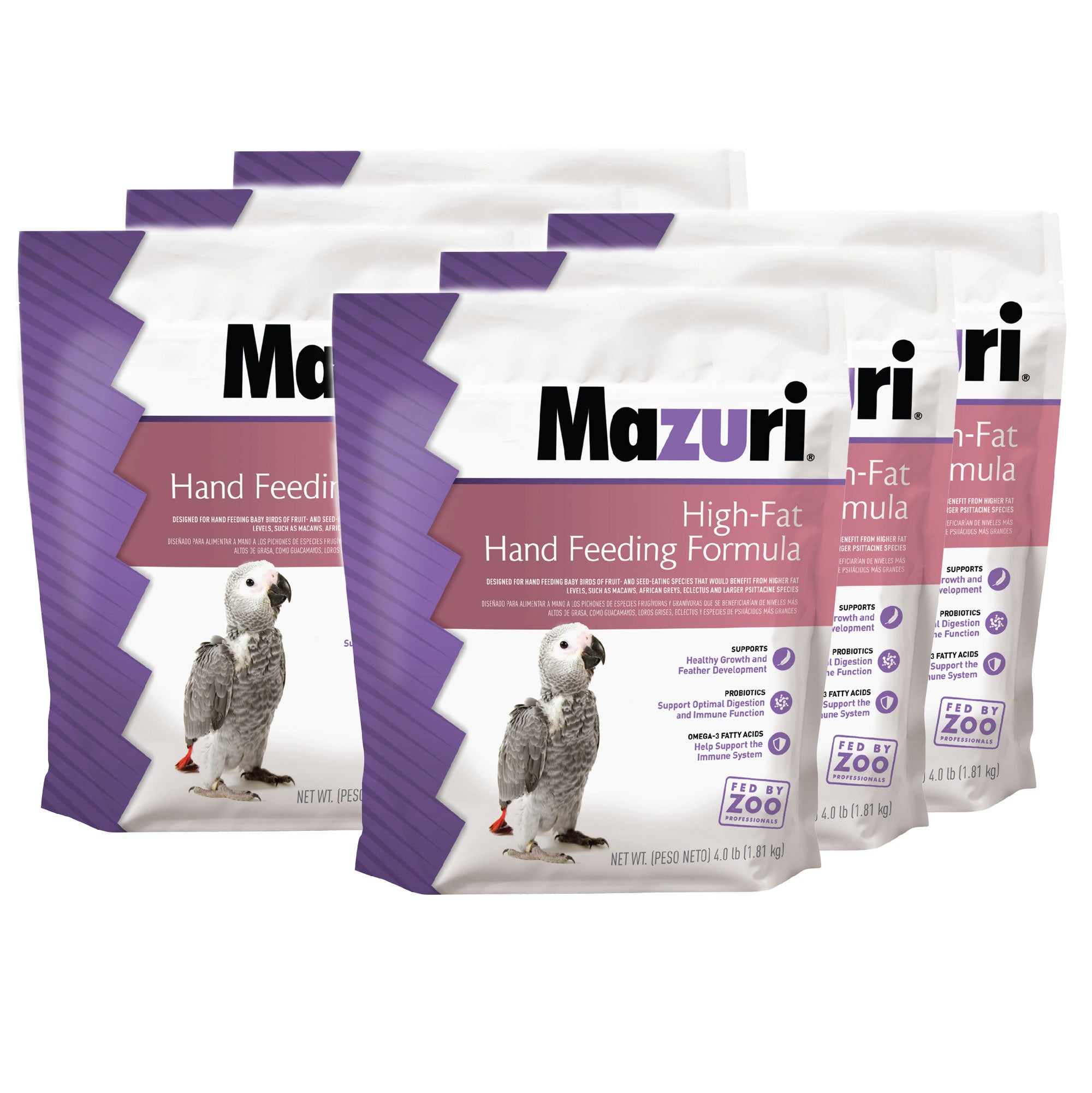 High-Fat Hand Feeding Formula case of 6