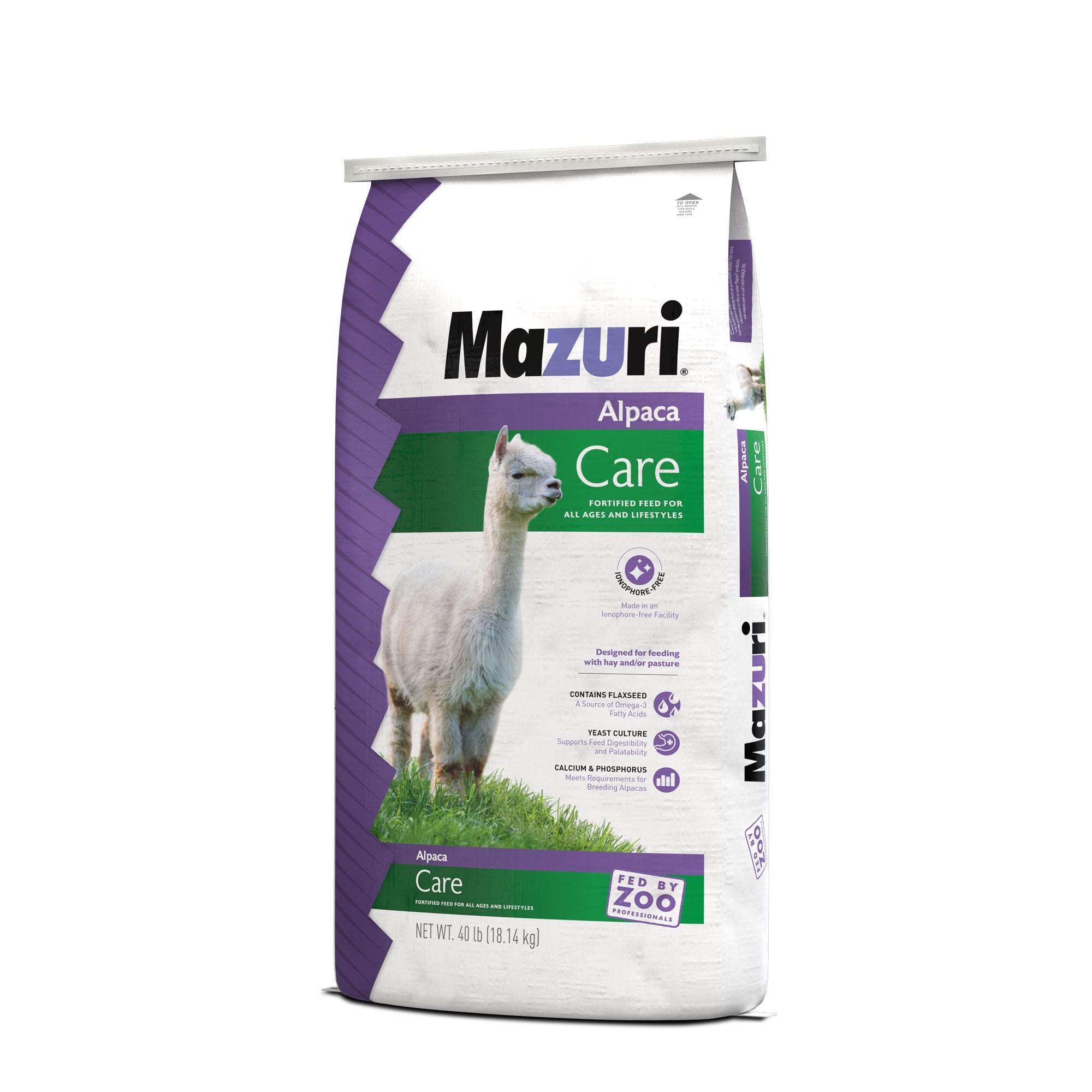 Alpaca Care Crumbles bag front and gusset