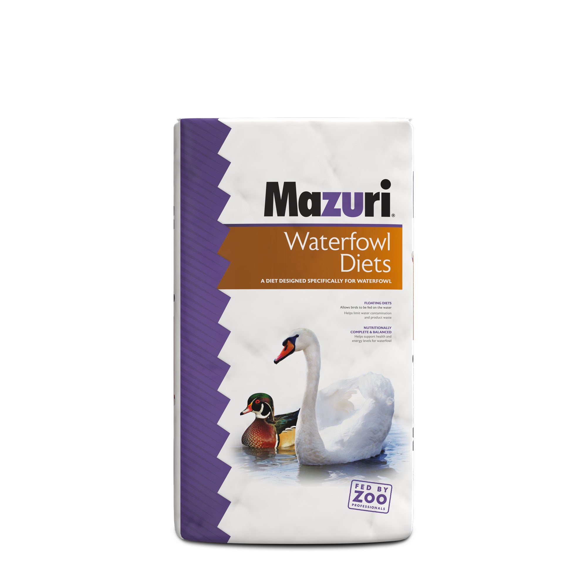 Waterfowl Diet 50 lb bag front