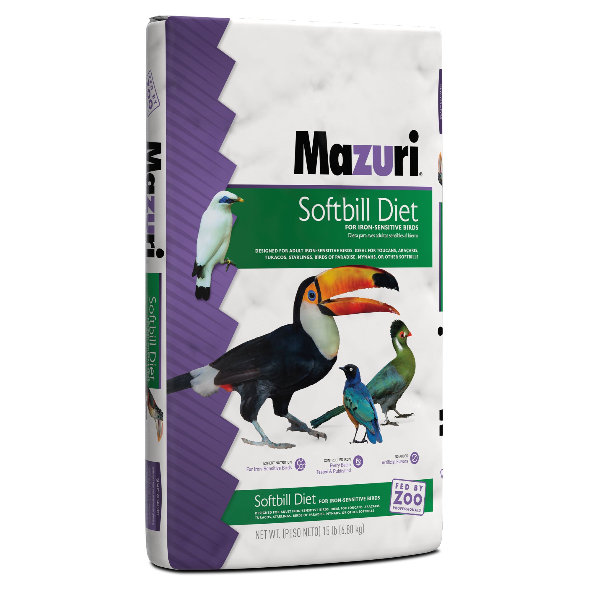 Mazuri Softbill 15 lb Bag gusset