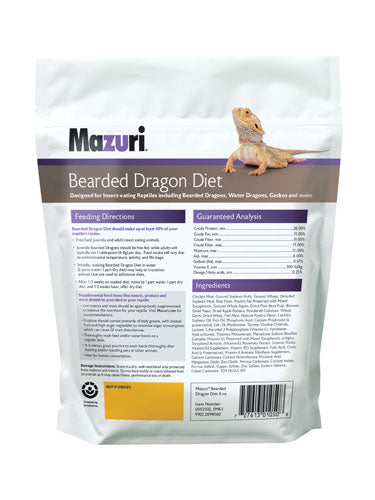 Mazuri® Bearded Dragon Diet