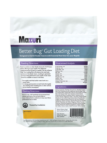 Mazuri® Better Bug® Gut Loading Diets