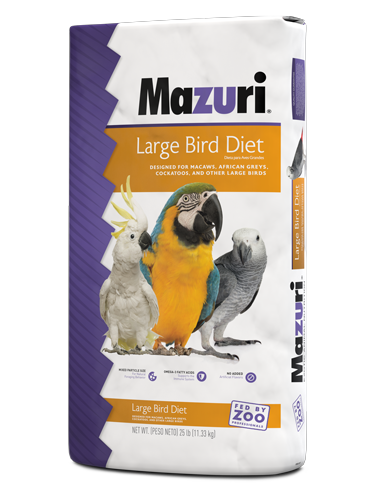 Large Bird Diet 25 lb bag gusset