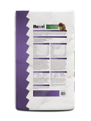 Mazuri® Timothy-Hay Based Rabbit Diet
