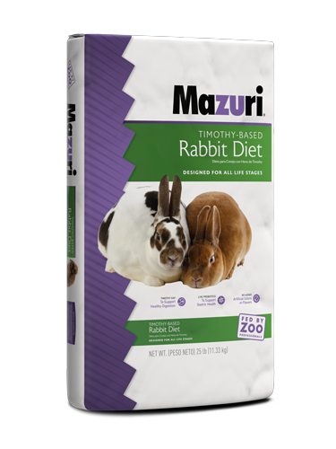 Mazuri® Timothy-Hay Based Rabbit Diet