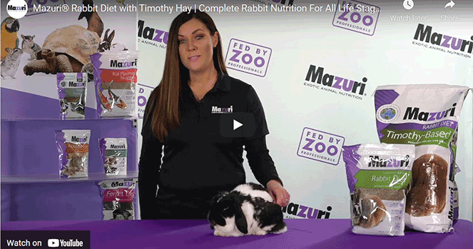 Mazuri® Timothy-Based Rabbit food for all rabbits at any stage of life