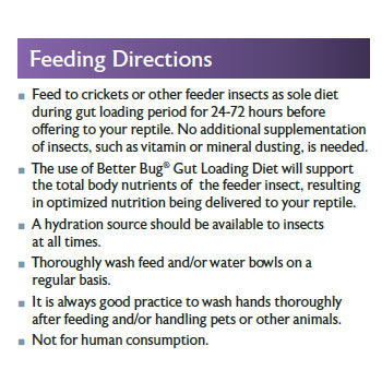 Mazuri® Better Bug® Gut Loading Diets