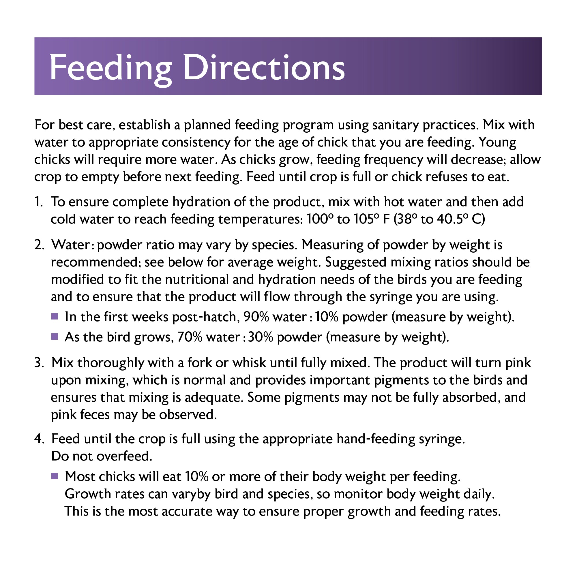 Mazuri® High-Fat Hand Feeding Formula
