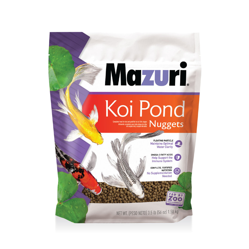 koi pond nugget 3.5 lb bag front