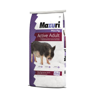 Mazuri® Mini Pig Feed Active Adult | Food for Mini Pigs