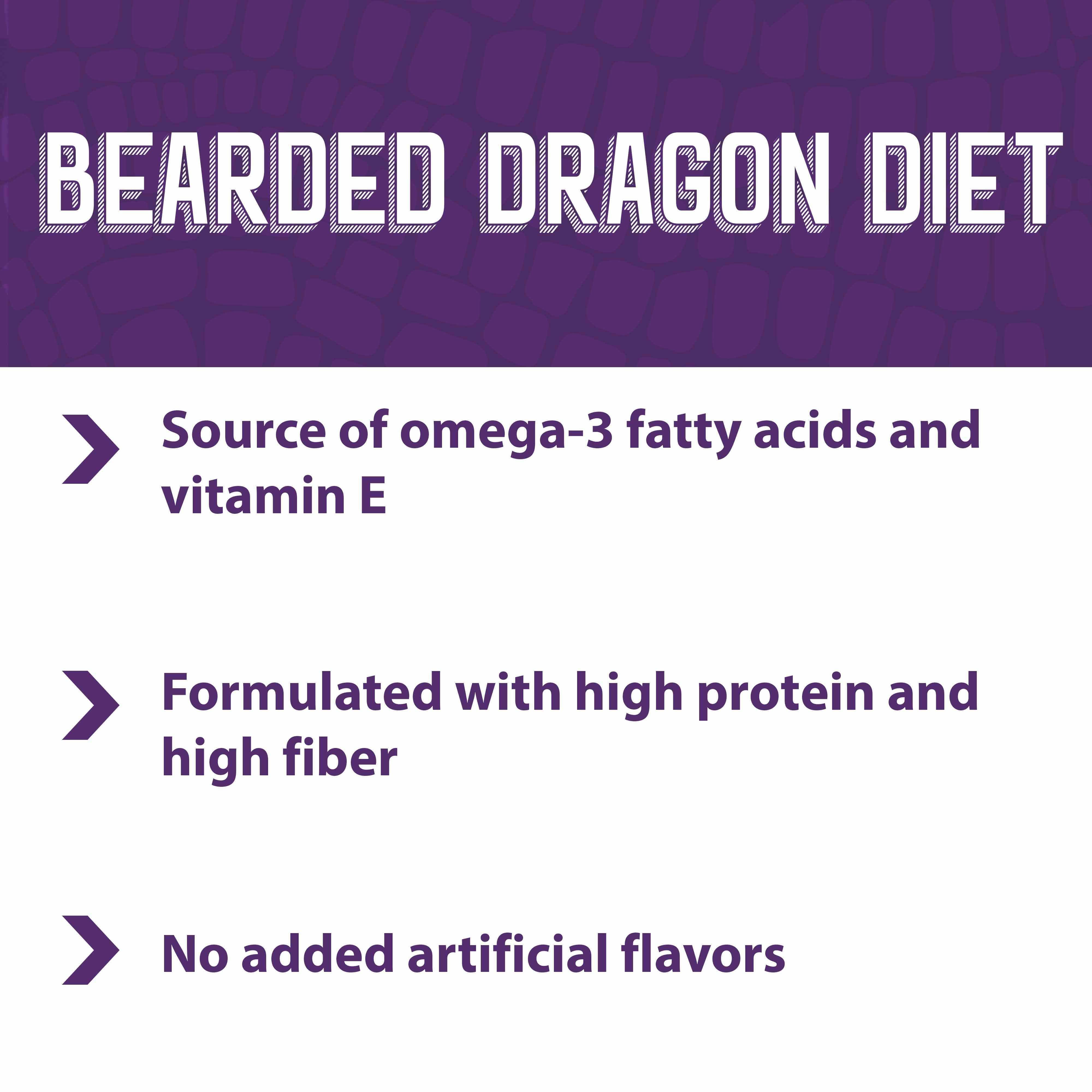 Bearded Dragon Diet is a source of omega 3 fatty acids and vitamin E