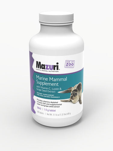 Mazuri® Marine Mammal Supplement with Vitamin C, Lutein & Grape Seed Extract